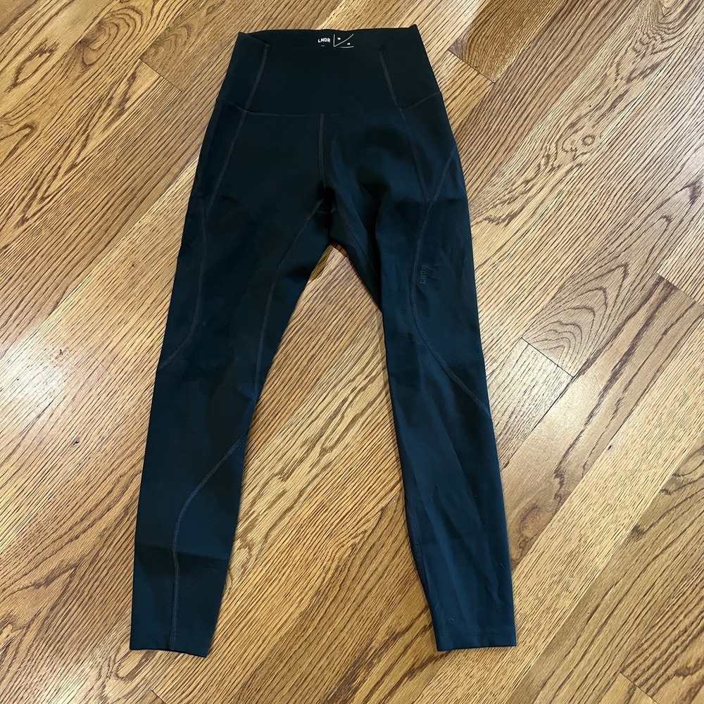 LNDR Women's Greeb Leggings Size‎ XS Zip Key Pocket On Back